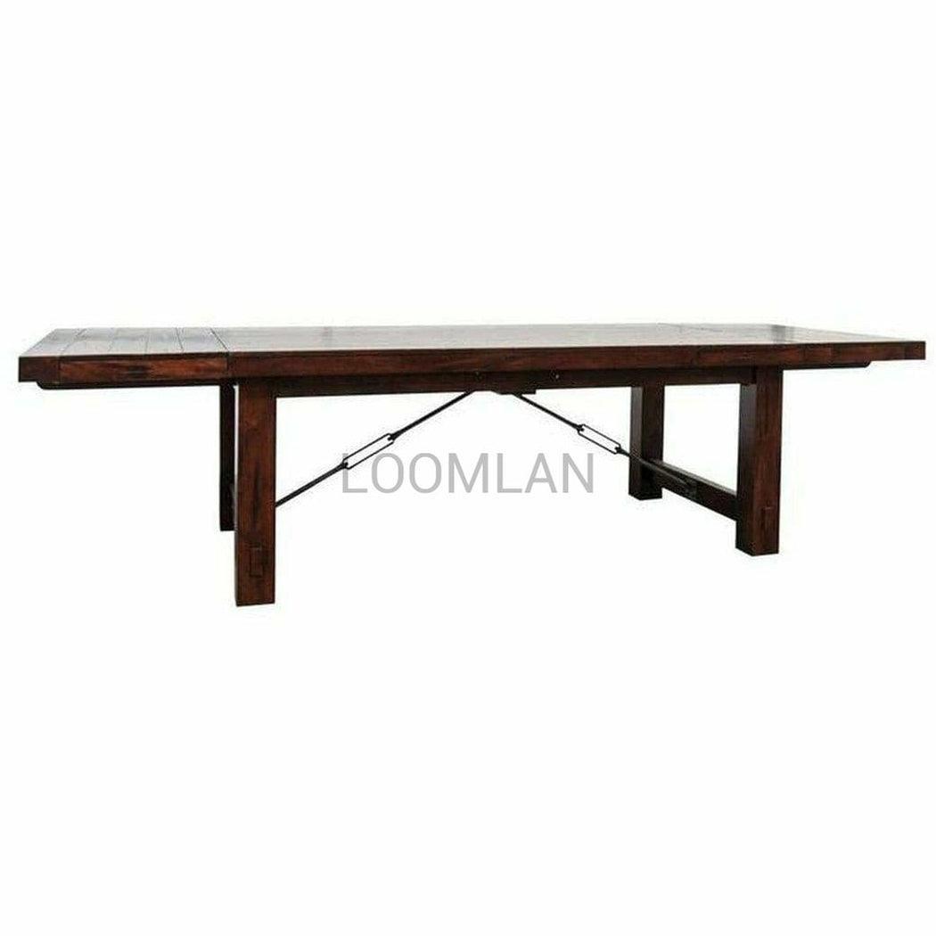 86-122" Extra Large Solid Wood Extendable Dining Table for 12 Dining Tables Sideboards and Things By Sunny D