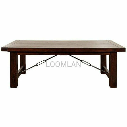 86-122" Extra Large Solid Wood Extendable Dining Table for 12 Dining Tables Sideboards and Things By Sunny D