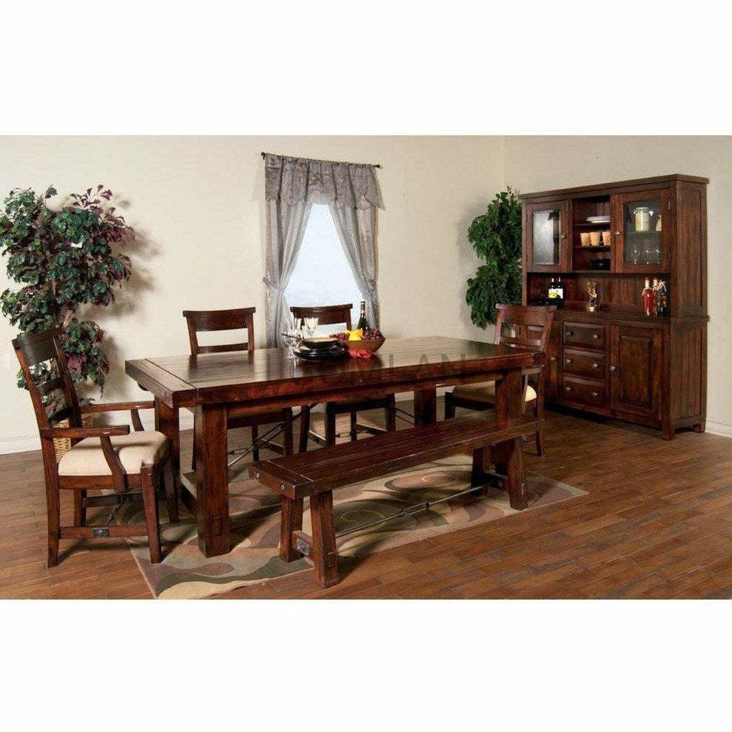 86-122" Extra Large Solid Wood Extendable Dining Table for 12 Dining Tables Sideboards and Things By Sunny D