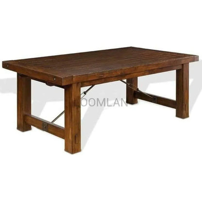 86-122" Wooden Extending Dining Table with Extension Leaves Dining Tables Sideboards and Things By Sunny D