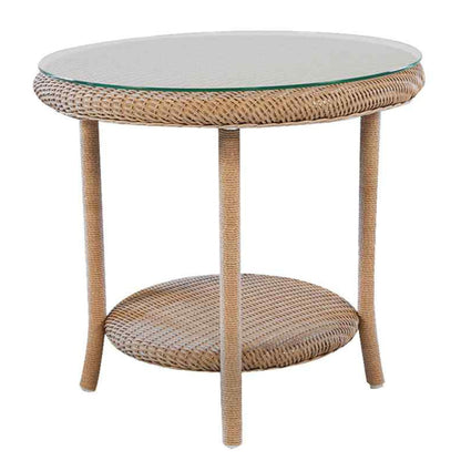 Loom Round Outdoor End Table
