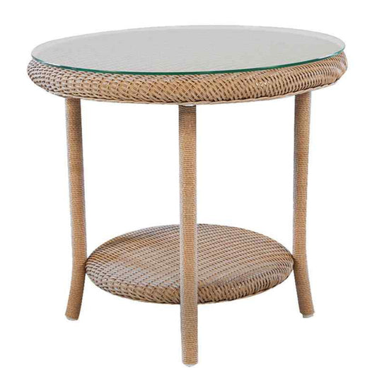 Loom Round Outdoor End Table