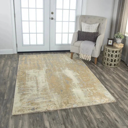 Agan Abstract Brown Large Area Rugs For Living Room -- brown