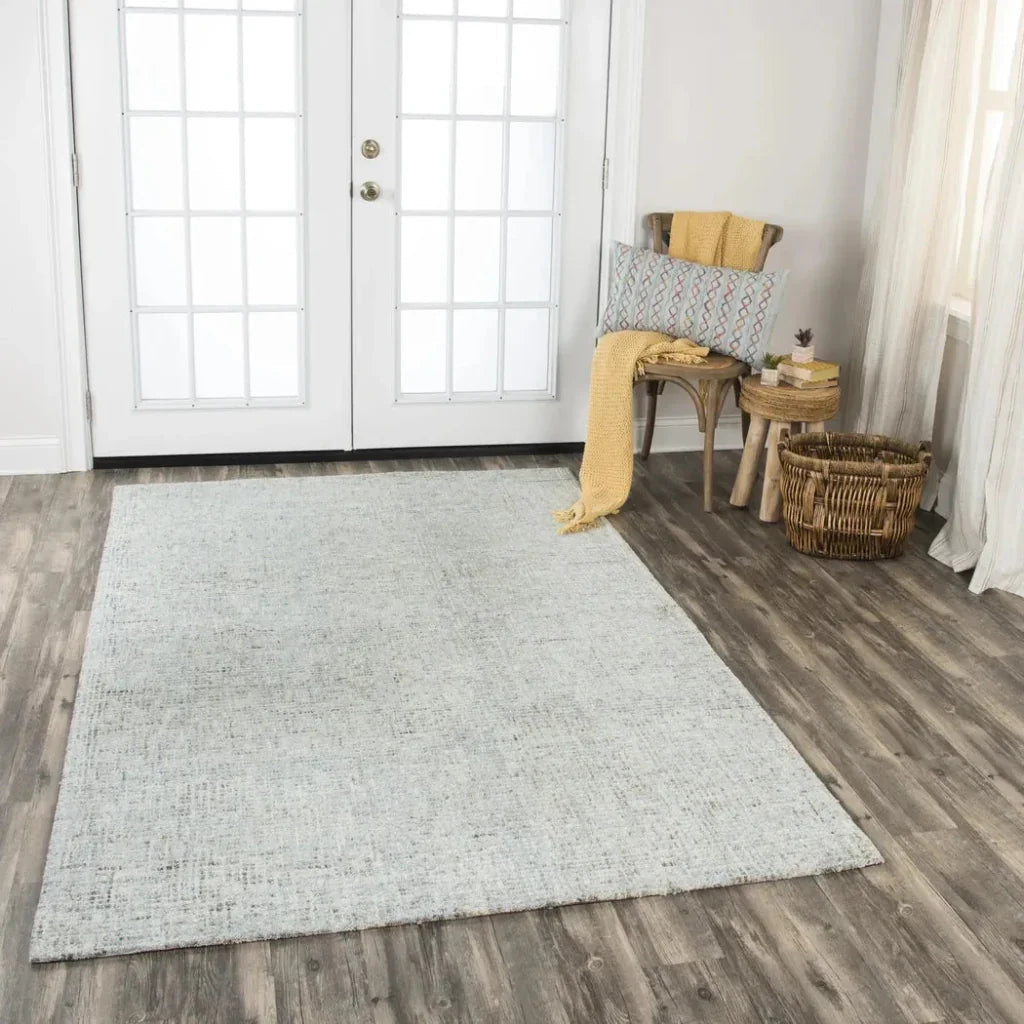 Doen Tweed Light Gray Large Area Rugs For Living Room -- gray