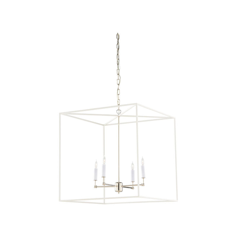 Wildwood Avalon Clean White Finish Hanging Chandelier