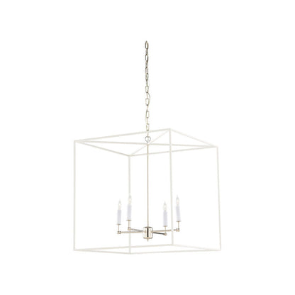 Wildwood Avalon Clean White Finish Hanging Chandelier
