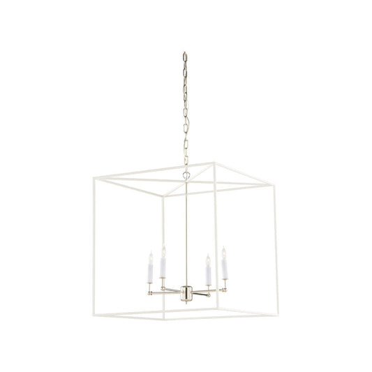 Wildwood Avalon Clean White Finish Hanging Chandelier
