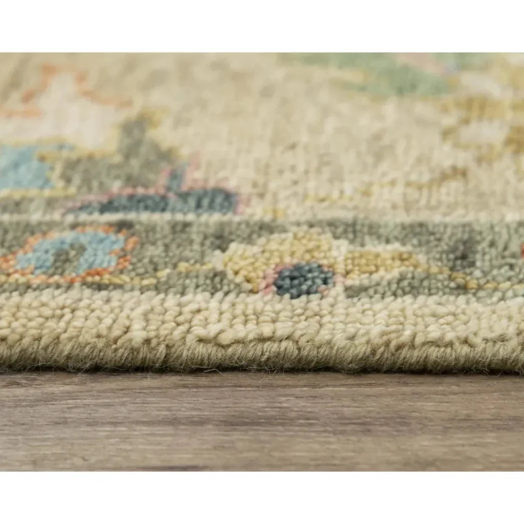 Cola Floral Beige Large Area Rugs For Living Room - LOOMLAN - LOOMLAN - Area Rugs