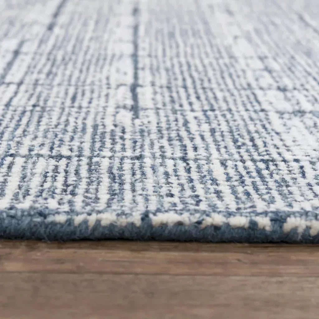 Chid Solid Blue Area Rugs For Living Room - LOOMLAN - LOOMLAN - Area Rugs