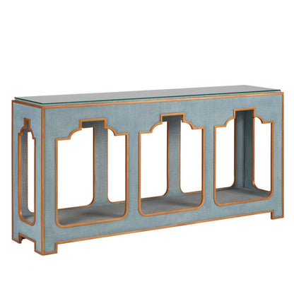 Chelsea House Yangon Raffia Warp Console Table