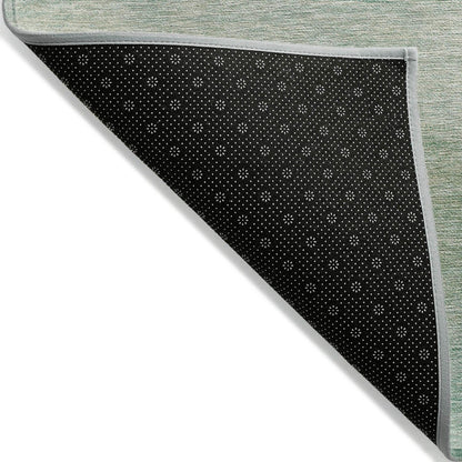 Haelius Teal Washable Indoor-Outdoor Rug