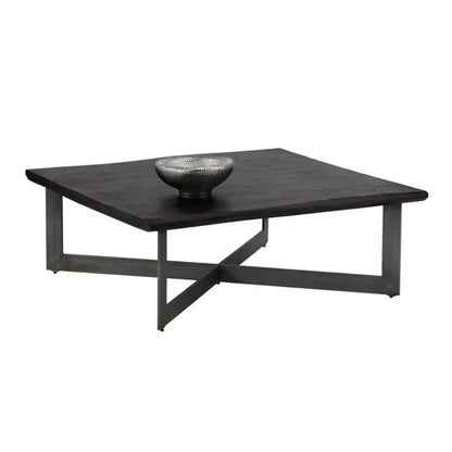 Marley Iron Base Square Coffee Table -- view 3