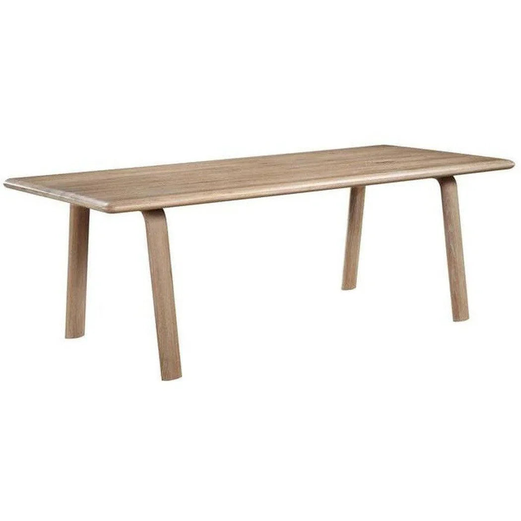 88 Inch Dining Table White Oak Natural Scandinavian Dining Tables LOOMLAN By Moe's Home