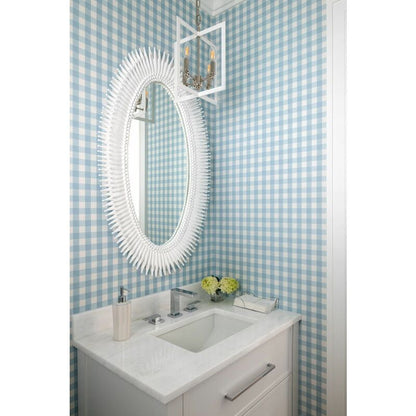 Wildwood Bayberry Hanging Clean White Finish Chandelier