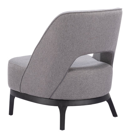 Mistley Wood Gray Armless Accent Chair