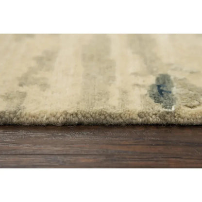 Armi Abstract Blue Large Area Rugs For Living Room - LOOMLAN - LOOMLAN - Area Rugs