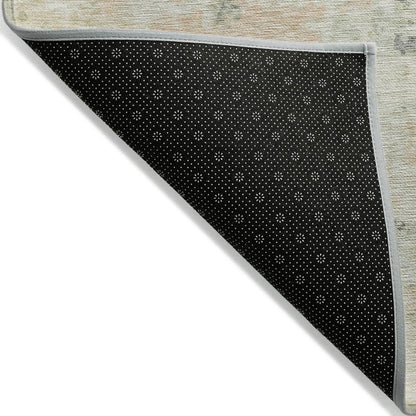 Jaelaris Brown Washable Indoor-Outdoor Rug