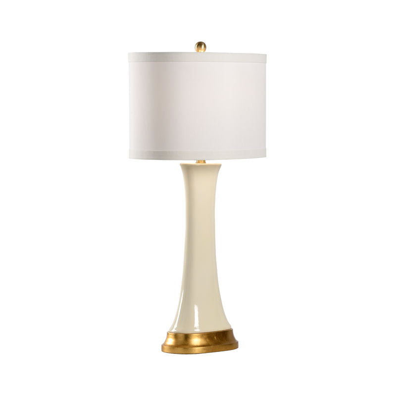 Chelsea House Hopper Gold Accents Smooth Finish Table Lamp