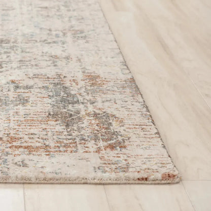 Cage Abstract Beige/ Multi Large Area Rugs -- beige