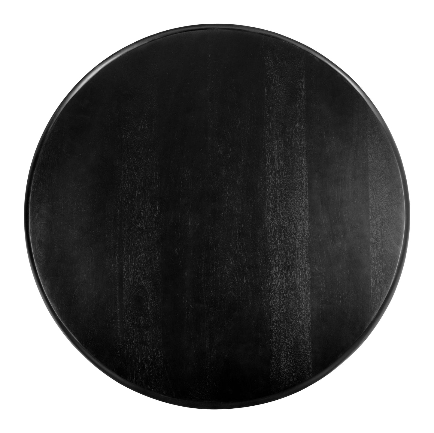 Hals Wood Black Round Coffee Table