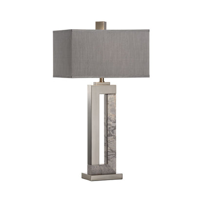 Wildwood Jaxon Marble Made Grey Table Lamp