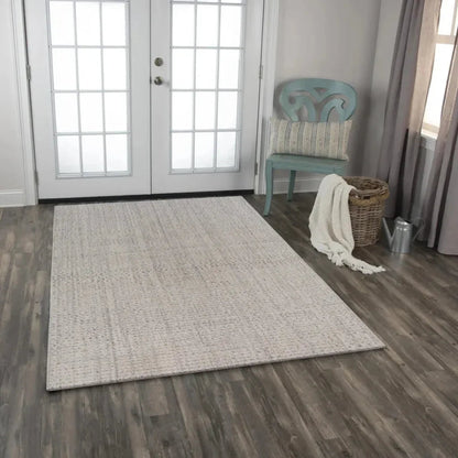 Copo Solid Ivory Area Rugs For Living Room -- ivory