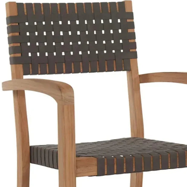 Herning Teak Stacking Outdoor Armchair 4PC -- view 6