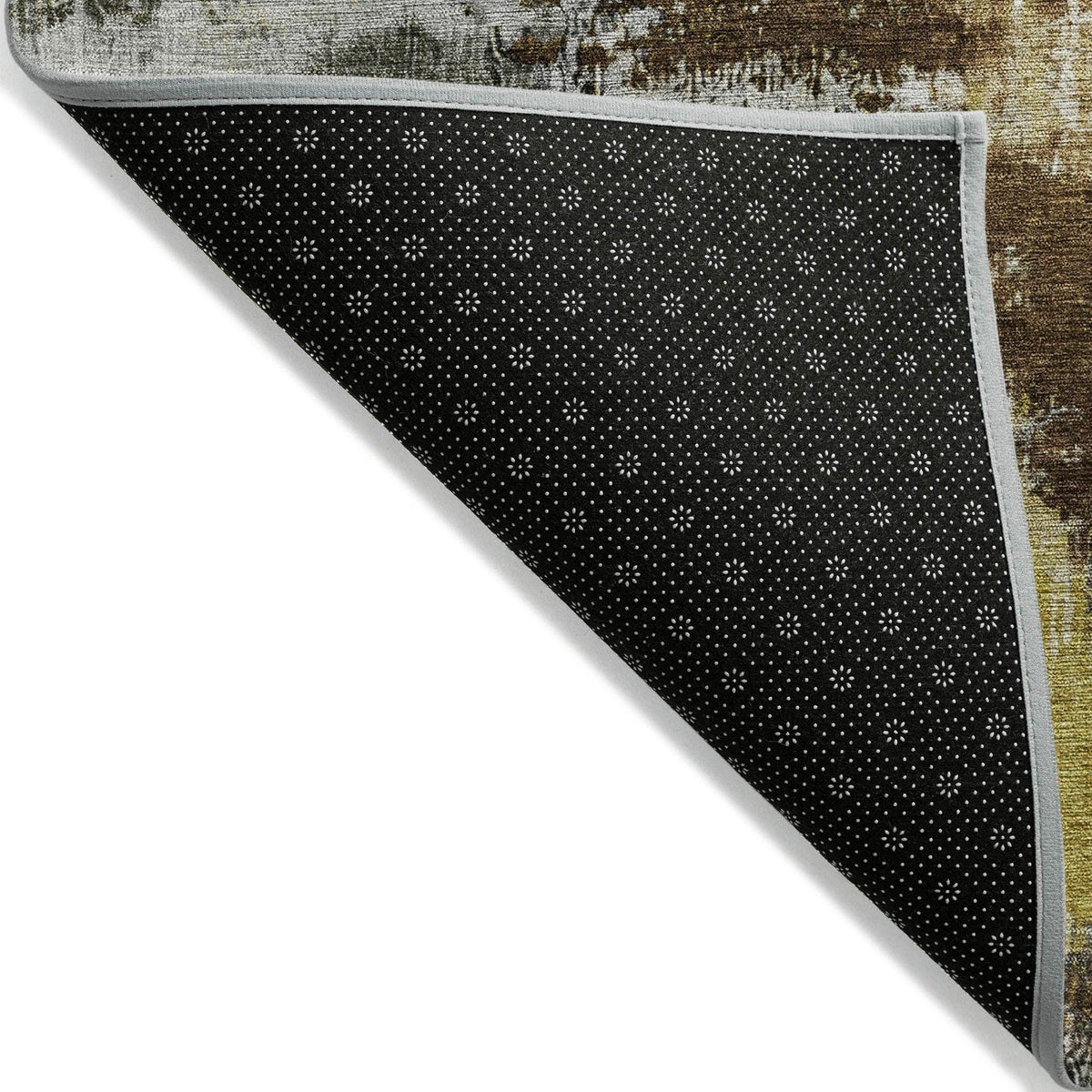 Iriara Brown Washable Indoor-Outdoor Rug
