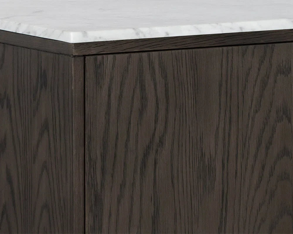 SUNPAN Briar Wooden Marble Top Sideboard