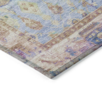 Laeel Seafoam Washable Indoor-Outdoor Rug