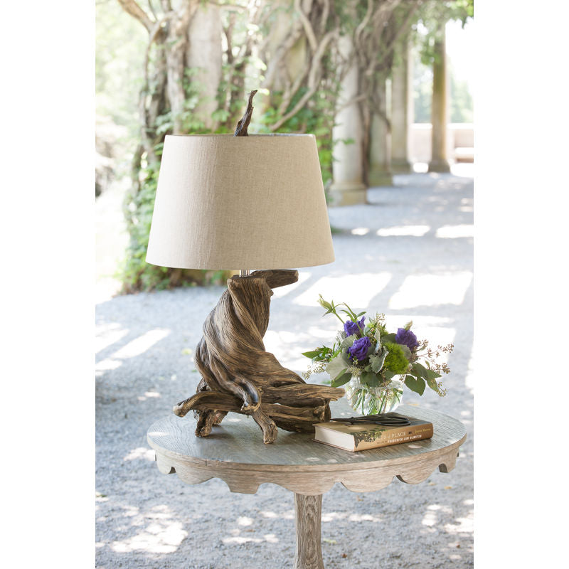 Olmsted Resemble Twisted Driftwood Table Lamp-Table Lamps-Wildwood-LOOMLAN