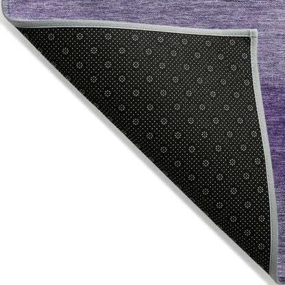 Haelius Purple Washable Indoor-Outdoor Rug