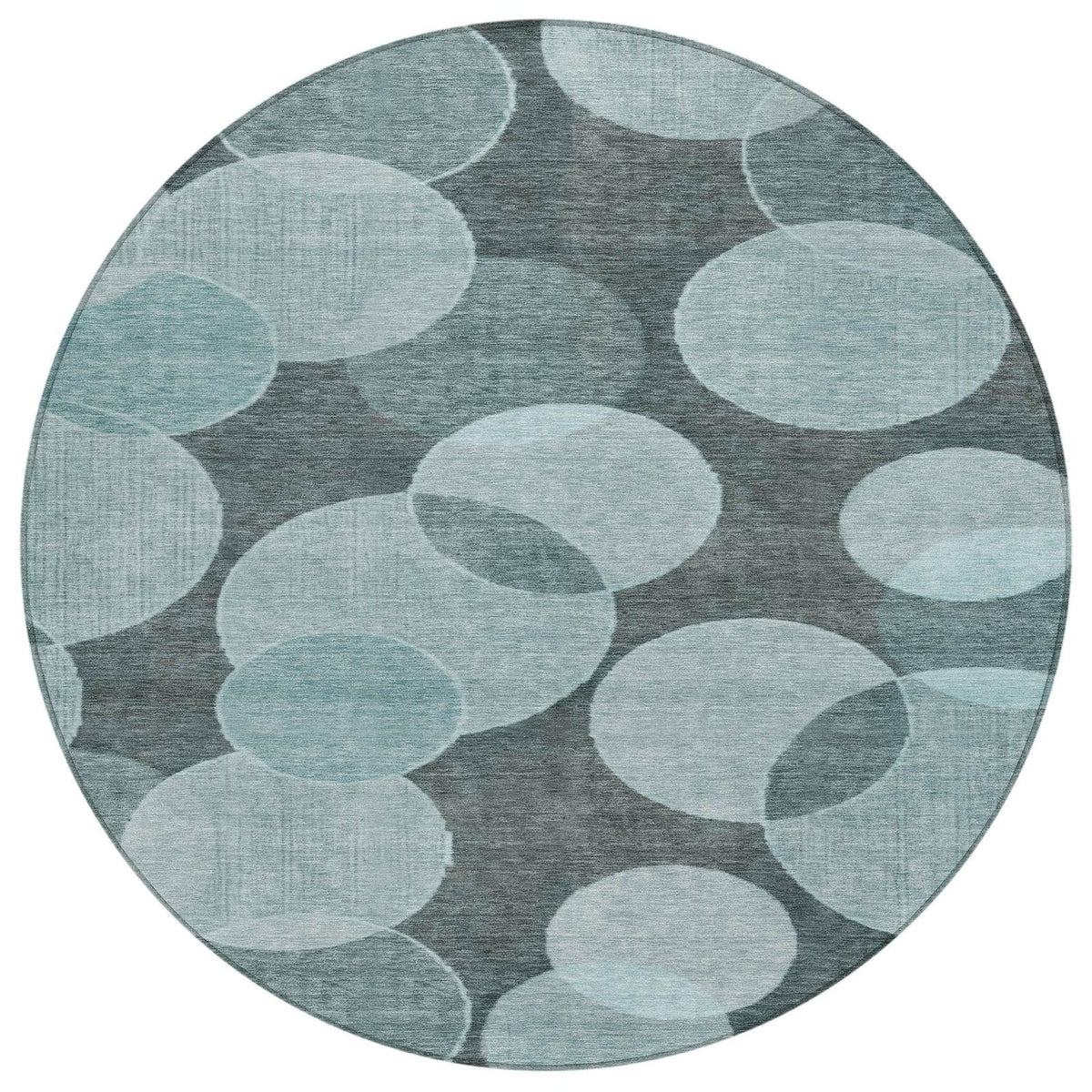 Jaelanor Teal Washable Indoor-Outdoor Rug