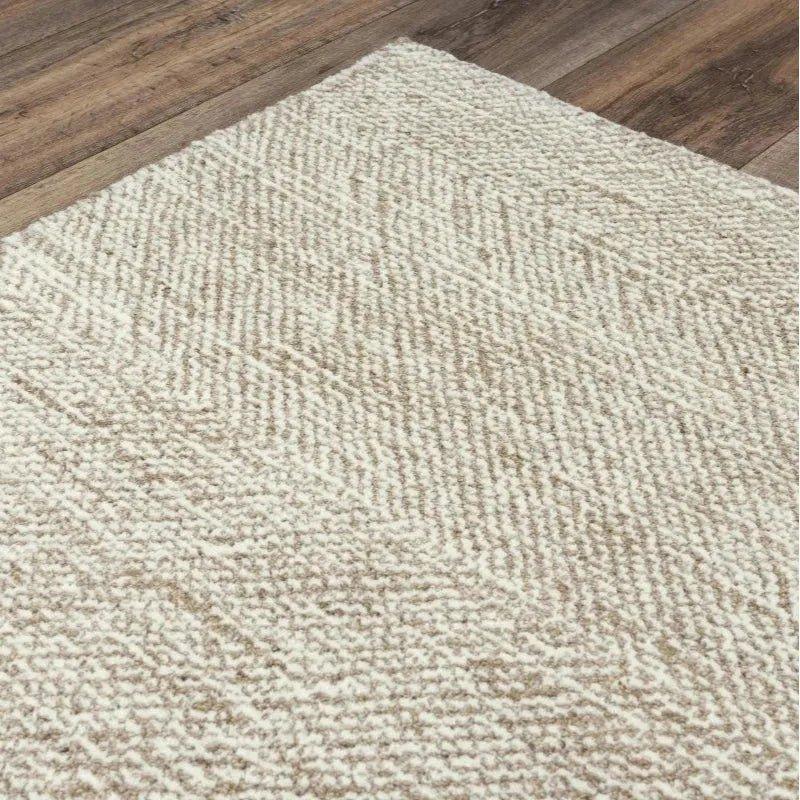 Cado Chevron Tan Area Rugs For Living Room -- tan