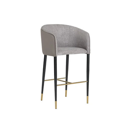 Asher Leather Upholstered Barstool