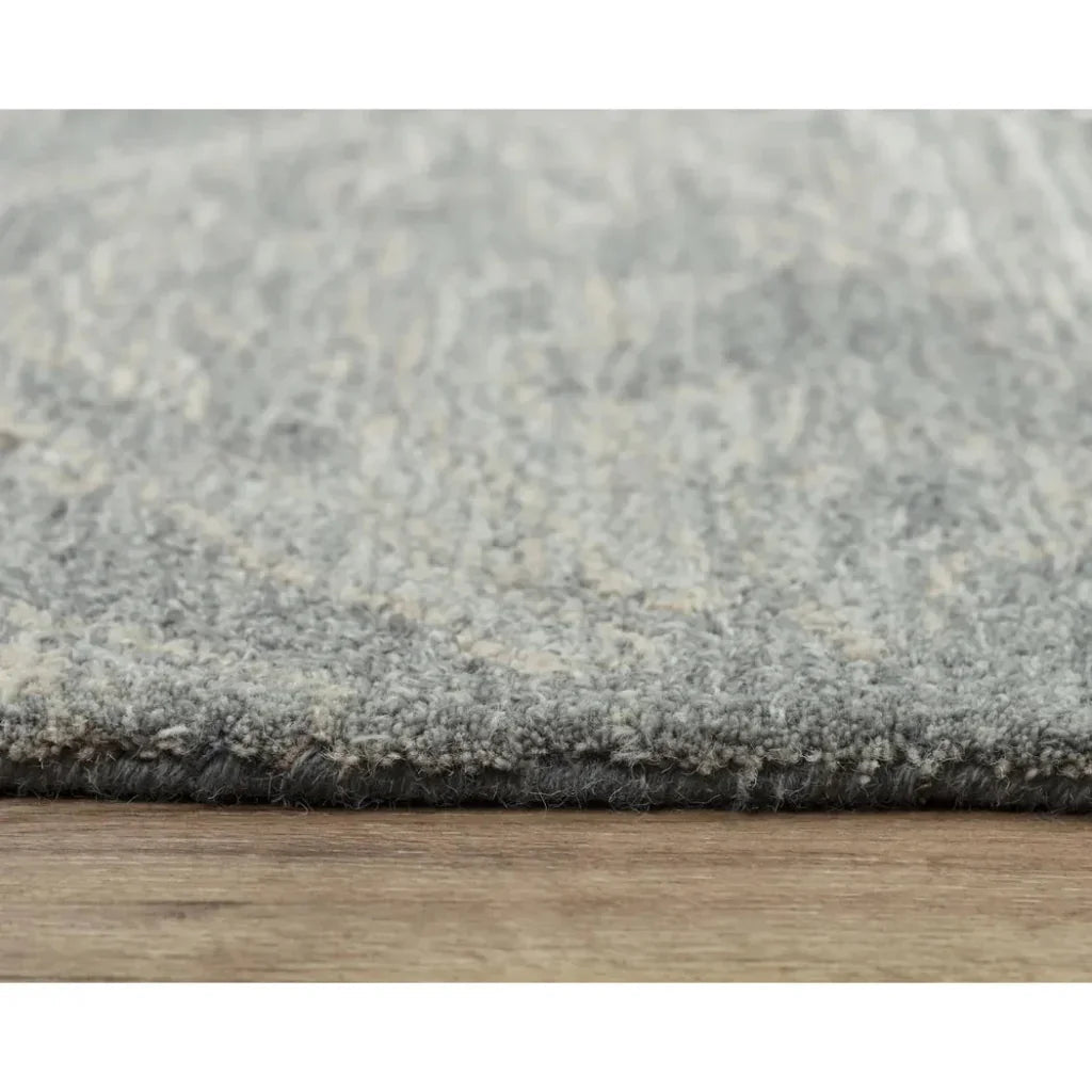 Cumm Abstract Gray Area Rugs For Living Room - LOOMLAN - LOOMLAN - Area Rugs