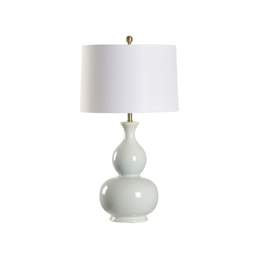 Wildwood Waterspout Blue Ceramic Made Table Lamp