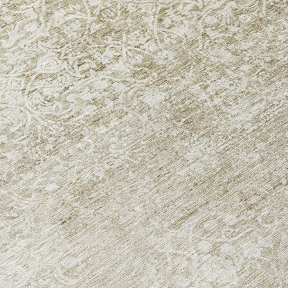 Kaelas Brown Washable Indoor-Outdoor Rug