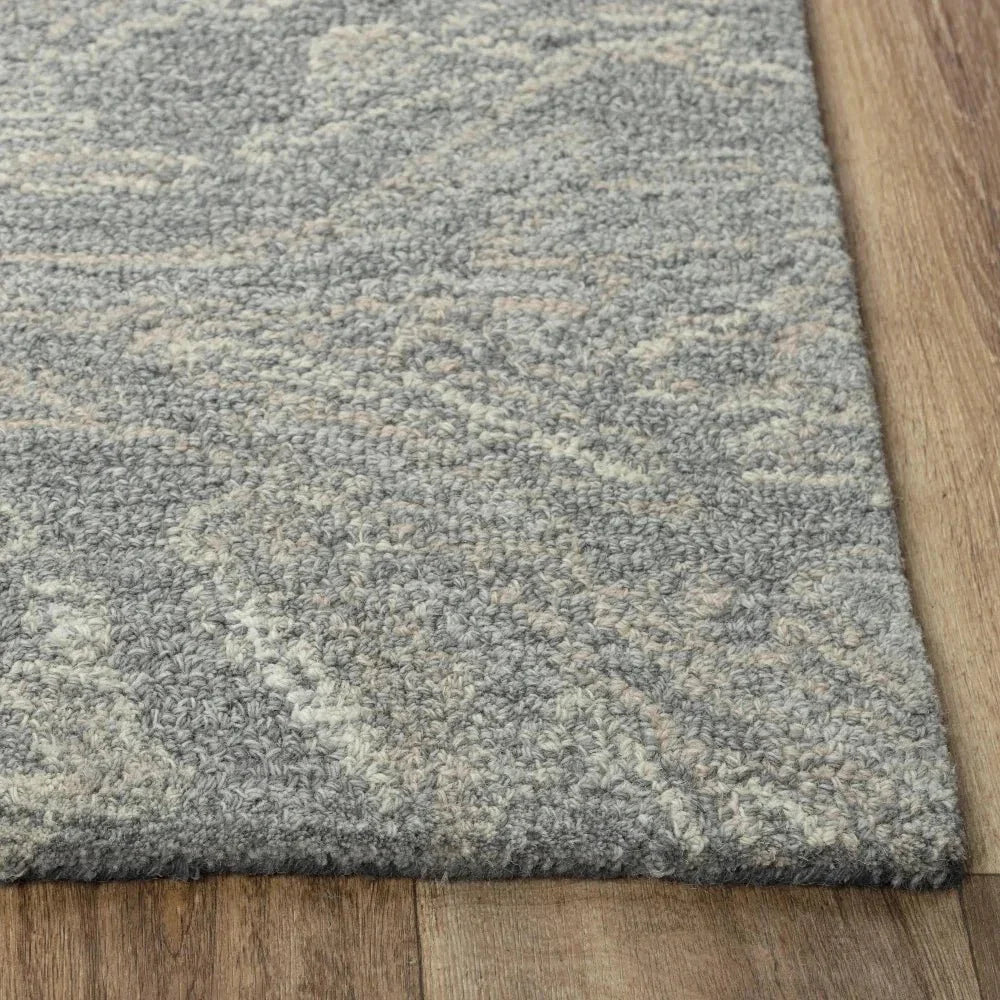 Cumm Abstract Gray Area Rugs For Living Room -- gray