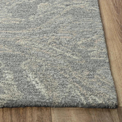Cumm Abstract Gray Area Rugs For Living Room -- gray