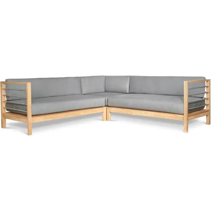 SoHo 7PC Outdoor Sectional Deep Set Sunbrella
