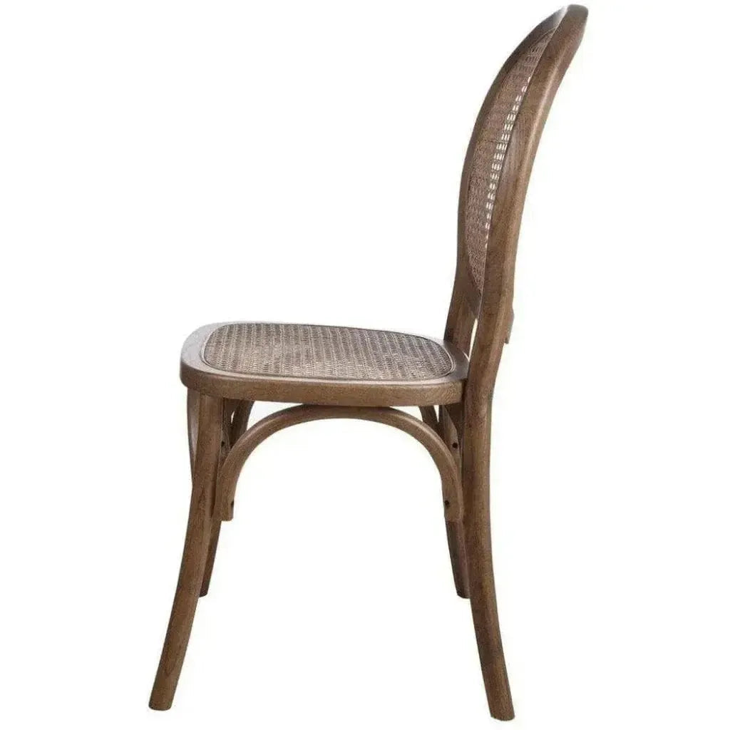 Dining Chair (Set Of 2) Brown Scandinavian -- view 3