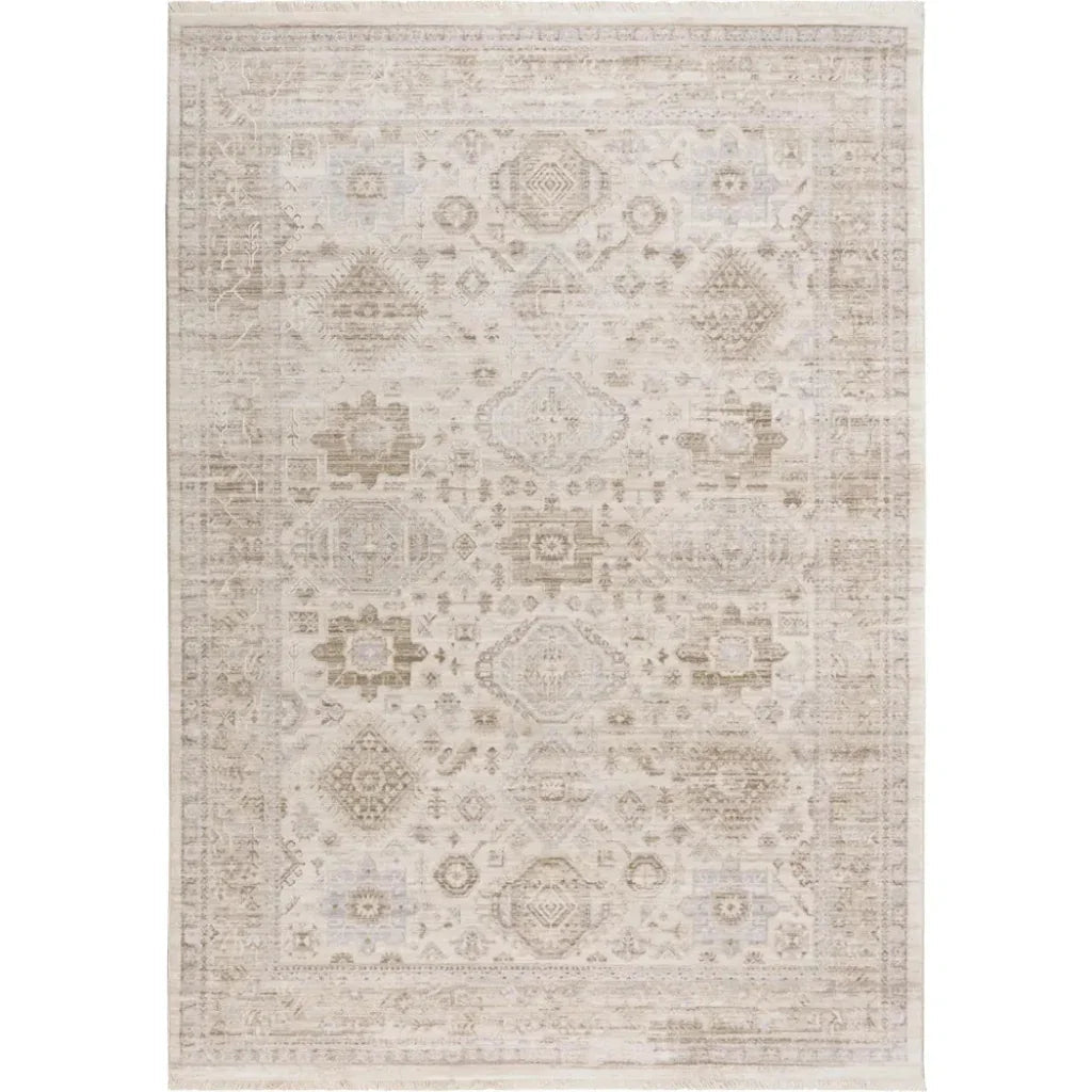Cyra Floral Natural Area Rugs For Living Room