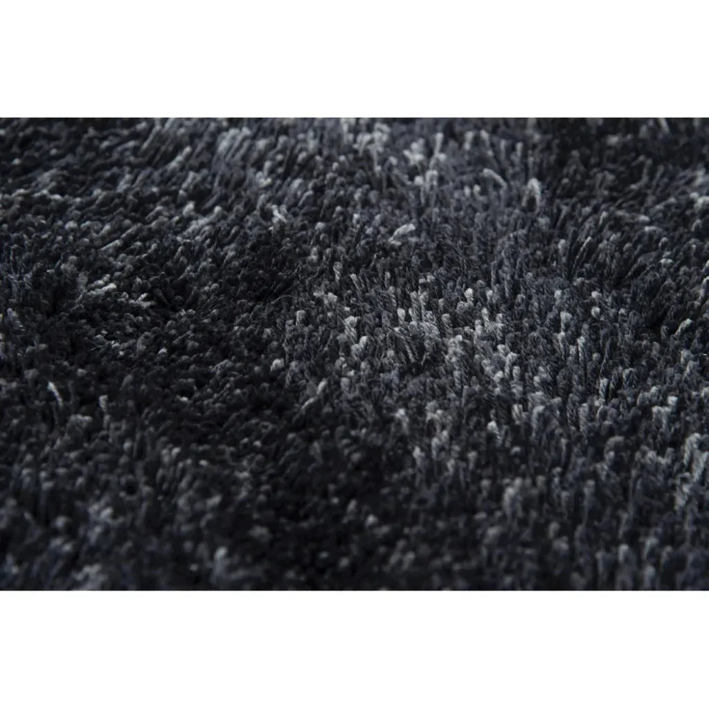 Cudi Solid Charcoal Area Rugs For Living Room -- charcoal