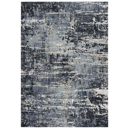 Bays Abstract Gray Large Area Rugs For Living Room