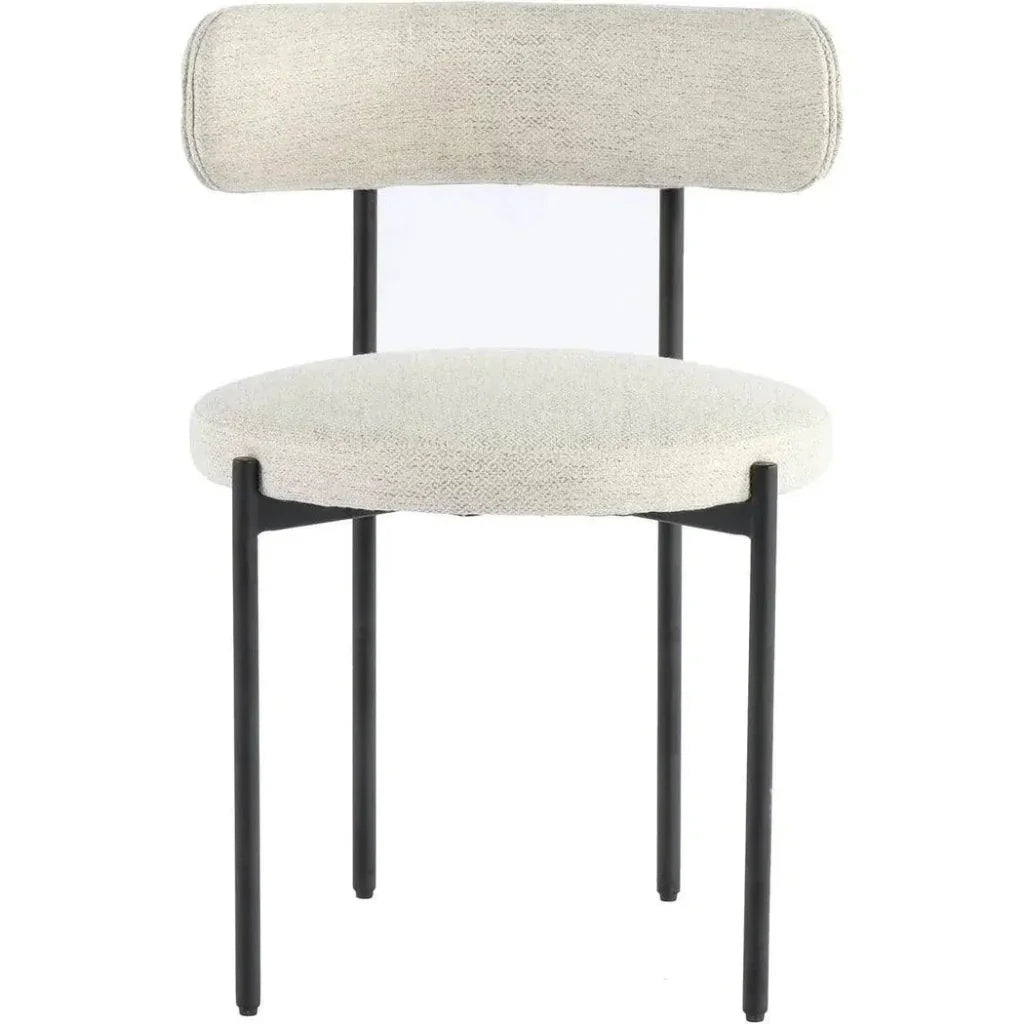 Cleo Performance Fabric Armless Dining Chair 2PC -- view 10