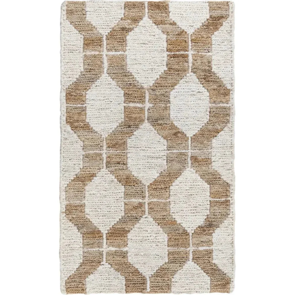 Arma Beige Jute Rug For Living Room
