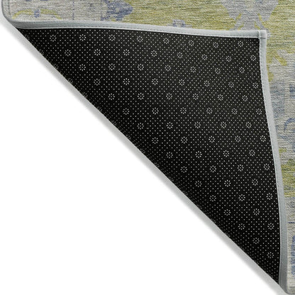 Jaelora Green Washable Indoor-Outdoor Rug