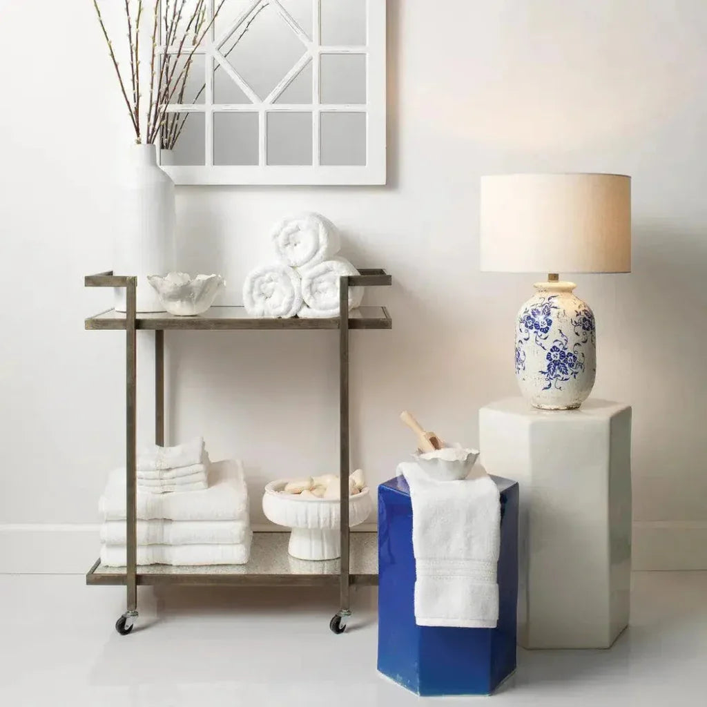 Blue Ceramic Ruth Table Lamp -- view 2