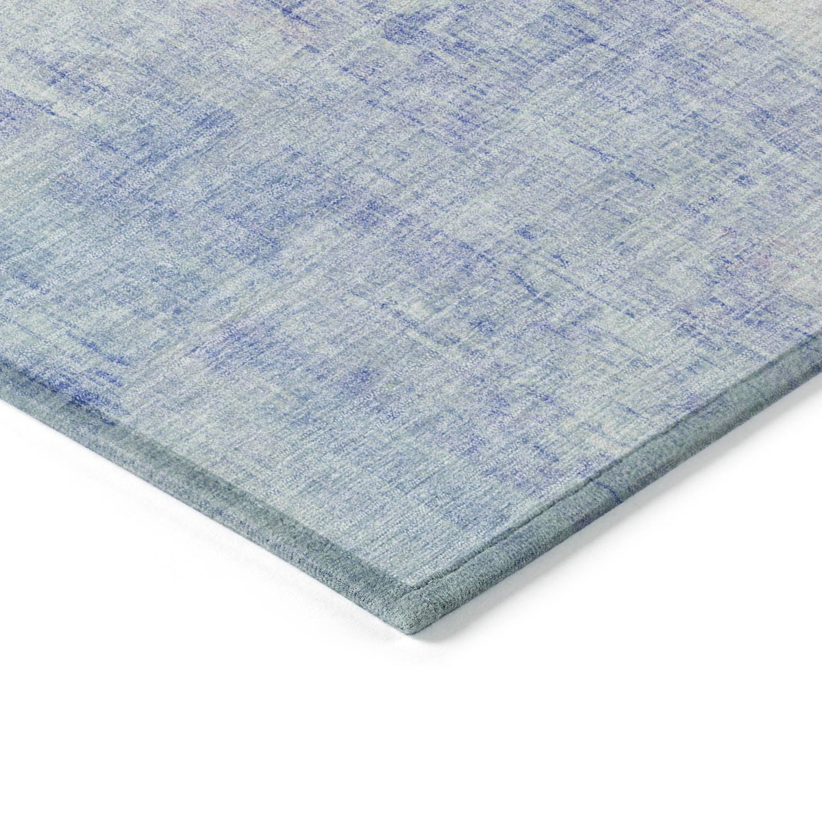 Jaelor Blue Washable Indoor-Outdoor Rug